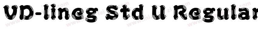 VD-lineg Std U Regular字体转换